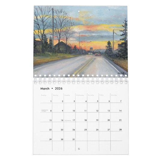 Calendrier d'art paysager 2022 par Charlotte Yeale (Mar 2026)