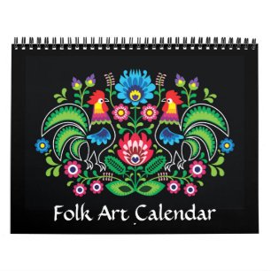 Calendrier d'art populaire