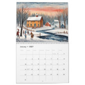 Calendrier d'art populaire américain (Jan 2027)