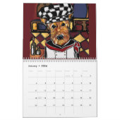 CALENDRIER D'ART POUR COMPOSANTS CHEF (Jan 2026)