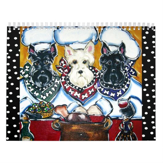 CALENDRIER D'ART POUR COMPOSANTS CHEF (Protection)