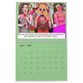 Calendrier d'art pour les filles incorrectes (Mar 2026)