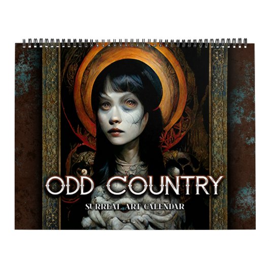 Calendrier d'art surréaliste Odd Country 3 2027 (Protection)