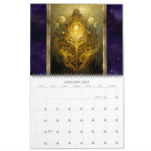 Calendrier d'art surréaliste Visionnaire 2027 (Jan 2027)