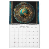 Calendrier d'art surréel des Mandalas 2026 (Jan 2026)