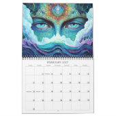 Calendrier d'art visionnaire de l'alchimie intérie (Feb 2027)
