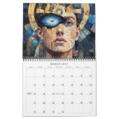 Calendrier d'art visionnaire de l'alchimie intérie (Mar 2027)
