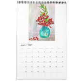 Calendrier d'art Watercolor moderne par Sacha Gros (Mar 2027)