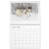 Calendrier d'art Wolf (Jan 2026)