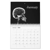Calendrier d'art X-Ray 1 - Noir et blanc (Jan 2026)
