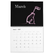 Calendrier d'art X-Ray 3 - rose (Mar 2027)