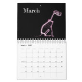 Calendrier d'art X-Ray 3 - rose (Mar 2027)