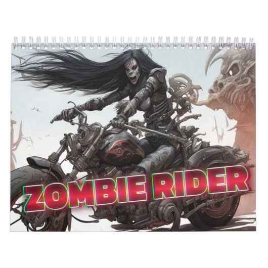 Calendrier d'art Zombie Rider (Protection)