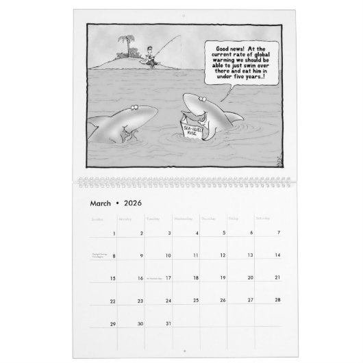 Calendrier Darwin Soup Wall Calendar 2023 (Mar 2026)