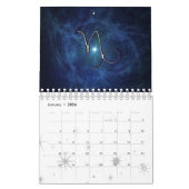 Calendrier d'astrologie de zodiaque (Jan 2026)