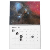 Calendrier d'astrophotographie de l'année 2026 dan (Feb 2027)