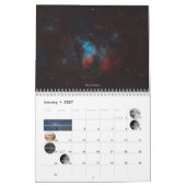 Calendrier d'astrophotographie de l'année 2026 dan (Jan 2027)