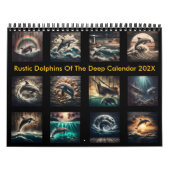 Calendrier Dauphins rustiques de Deep 2025 (Protection)