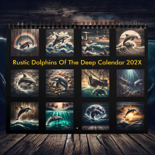 Calendrier Dauphins rustiques de Deep 2025
