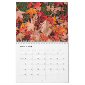 Calendrier d'automne des Feuilles tombés (Mar 2026)