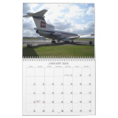 Calendrier d'avions de ligne (Jan 2026)