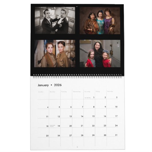 Calendrier Davy Mack - à l'arrière plan (Jan 2026)