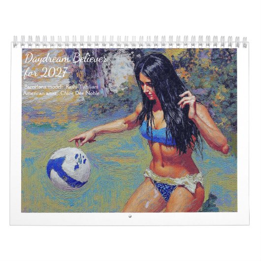 Calendrier Daydream Believer for 2027 - 12 month CALENDAR (Protection)
