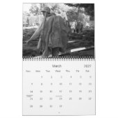 Calendrier DC de Washington dans noir et le blanc (Mar 2027)