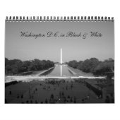 Calendrier DC de Washington dans noir et le blanc (Protection)