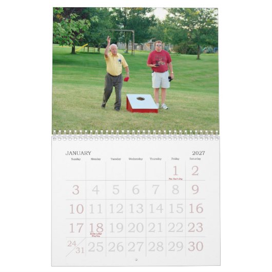 calendrier de 03030470, de grand-maman et de (Jan 2027)