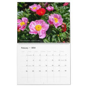 Calendrier de 12 mois de diverses fleurs (Feb 2026)