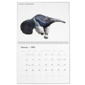 Calendrier de 12 mois divers animaux isolés (Feb 2026)