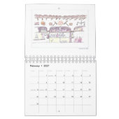 Calendrier de 2009 croquis (Feb 2027)
