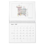 Calendrier de 2009 croquis (Mar 2027)