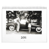 Calendrier de 2011 vieilles voitures et de (Protection)