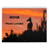Calendrier de 2012 amants de cerfs communs (Protection)