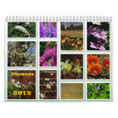 Calendrier de 2012 fleurs (Protection)