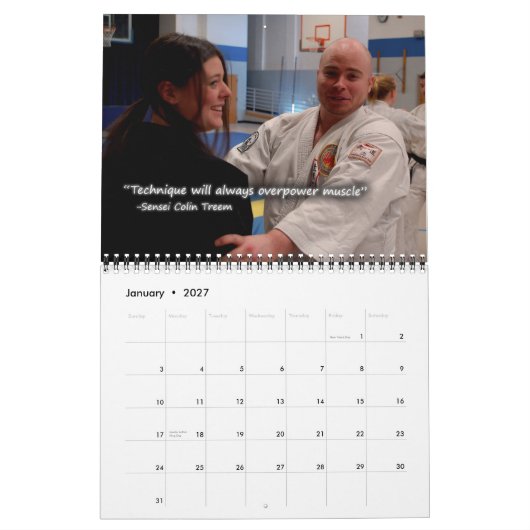 Calendrier de 2012 TUMAA (Jan 2027)