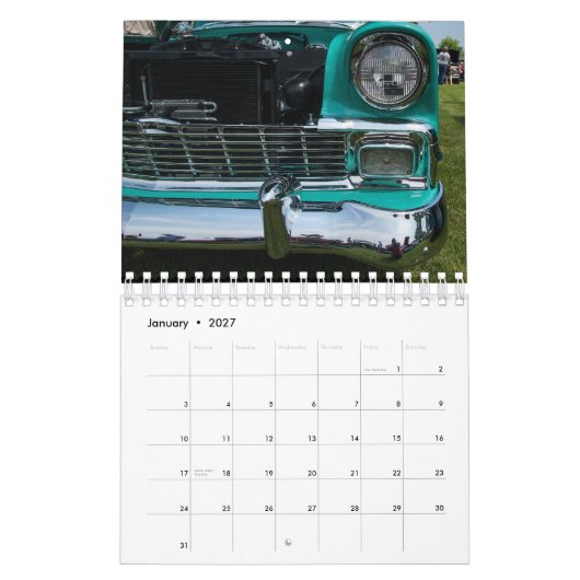 calendrier de 2013 56 Chevy (Jan 2027)
