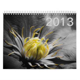 Calendrier de 2013 fleurs