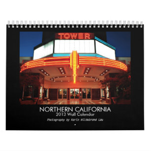 Calendrier de 2013 la Californie du nord