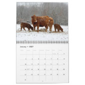 Calendrier de 2014 vaches (Jan 2027)