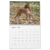 Calendrier de 2015 boxeurs d'exposition (Feb 2027)