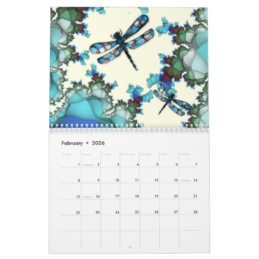 Calendrier de 2015 libellules (Feb 2026)