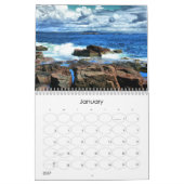 Calendrier de 2016 océans de calendrier (Jan 2027)