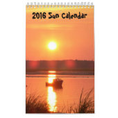 Calendrier de 2016 Sun (Protection)