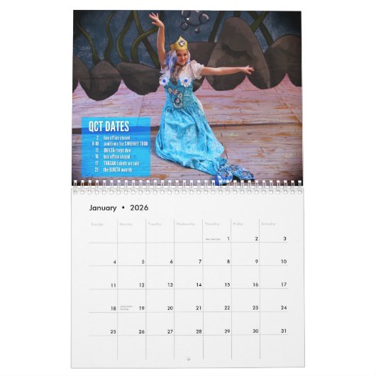 Calendrier de 2017 sirènes (Jan 2026)