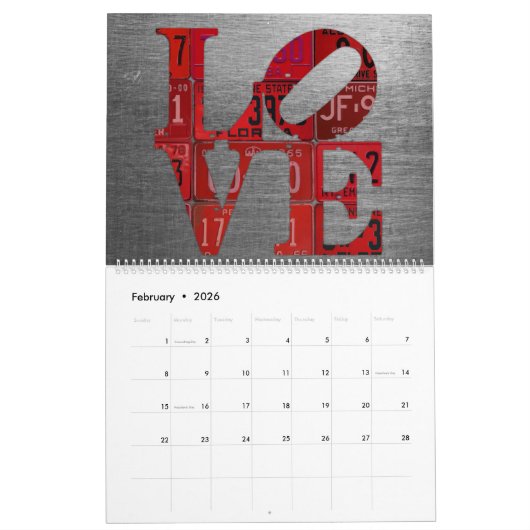 Calendrier de 2019 de conception de péage plaques (Feb 2026)