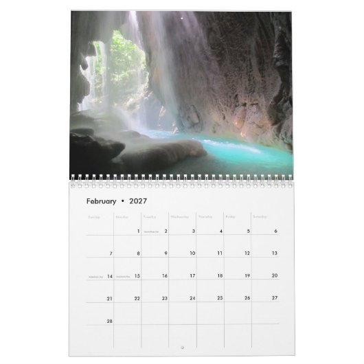 Calendrier de 2020 coutumes (Feb 2027)