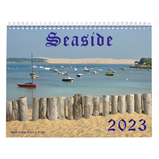 Calendrier de 2023 du bord de mer de France (Protection)